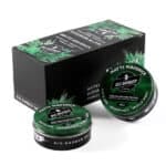 Matte Maverick Big Barber hair styling clay in black packaging with green accents, suitable for medium hold, adding volume and texture with vanilla scent.