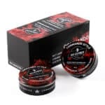 Big Barber Delux Commando Style hair gel in black container with red and white label, strong hold for ocean wave scent, providing rebellious wet look and humidity protection, perfect for bold styling.