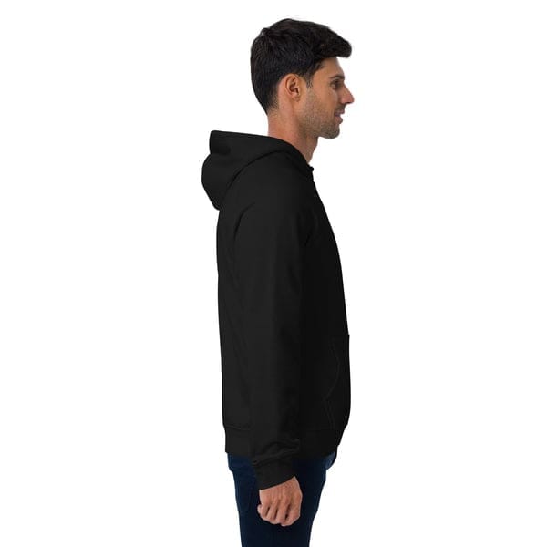 Men’s black hoodie, casual streetwear essential, stylish and comfortable for everyday wear. Perfect for layering or relaxed outings. Made from soft, durable fabric for all-day comfort. Great for winter and cooler days.