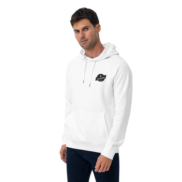Big Barber Delux hoodie, stylish men's casual wear, perfect for grooming and barber shop employees, comfortable and trendy hoodie with logo, ideal for everyday casual fashion.